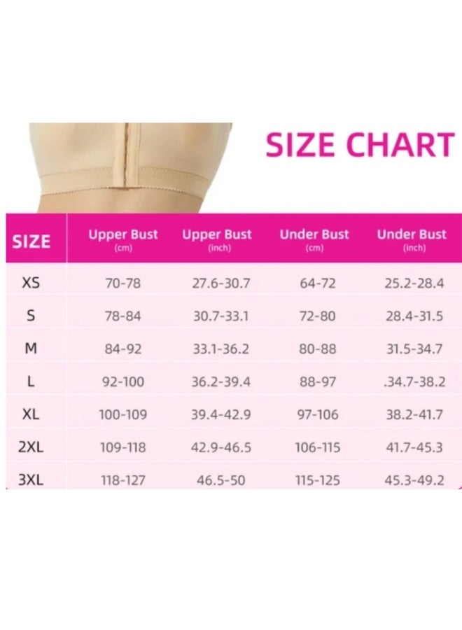 Women's bra with compression belt for use after surgery and cosmetic plastic procedures such as lifts, liposuction, and augmentation. - Image 4