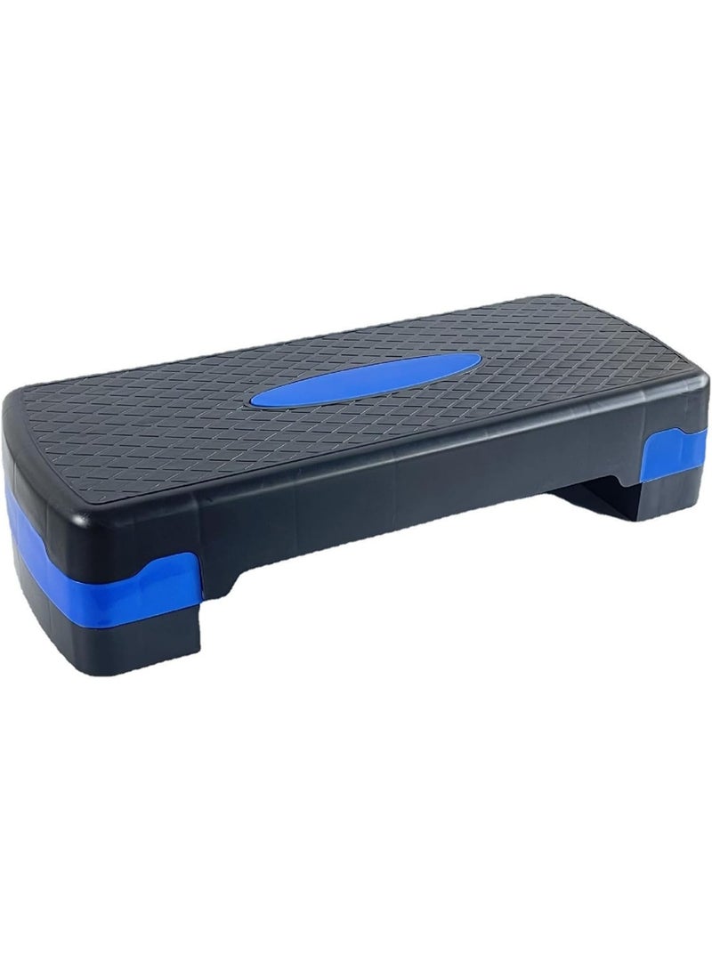 BLOOMING TIME Aerobic Step Exercise Step Full And Compact Sizes Workout Deck With Adjustable Riser Height And Non Slip Textured Surface  - Image 1