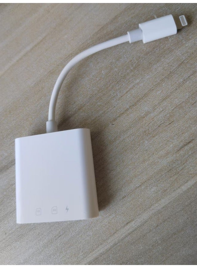 قارئ بطاقات متعدد المنافذ USB لبطاقات الذاكرة لأجهزة الهاتف المحمول أبل وأجهزة الكمبيوتر وبطاقات التخزين للكاميرات SD/TF مع دعم Type-C وOTG - Image 1