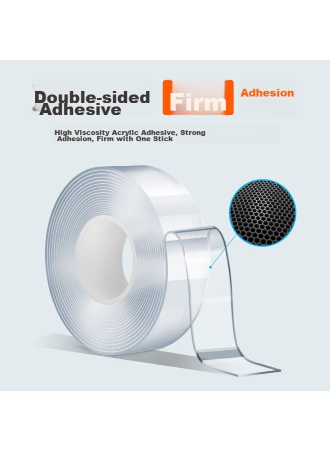 DSB Nano Double-sided Tape, Strong Version, 30mm*5m, Traceless Tape For Car And Home Use, Wall Fixation, Strong Double-sided Tape, 1 Roll, At-305 - Image 1