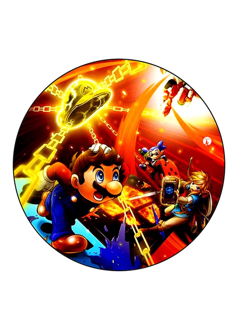 RKN Video Game Super Smash Bros Printed Mouse Pad  Multicolour