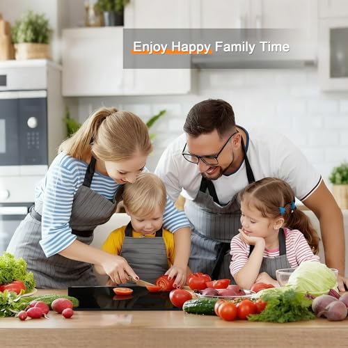 MEWSDEN Black Cutting Boards for Kitchen, Acrylic Cutting Board with Counter Lip Countertop Protector, Non-Slip Tablas Para Picar Cocina, Kitchen Decor Apartment Essentials House Warming Gifts(20"x16") - Image 5