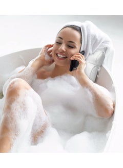 Plan A Comfortable Bath Pillow for Bathtub, Suction Cups, Breathable 3D Mesh Design, Comfortable Support for Head, Neck, Shoulders and Back  - Image 2
