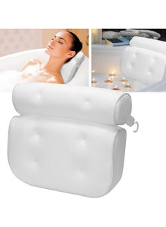 Plan A Comfortable Bath Pillow for Bathtub, Suction Cups, Breathable 3D Mesh Design, Comfortable Support for Head, Neck, Shoulders and Back  - Image 3