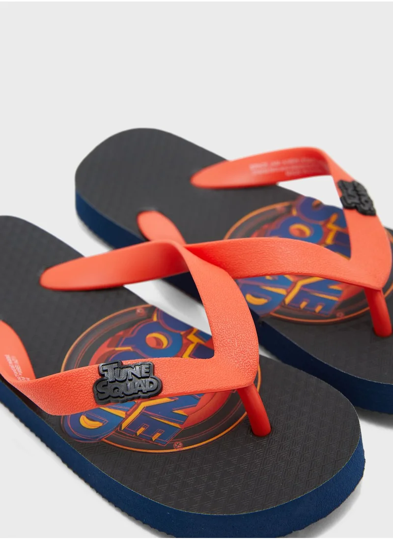 Warner Bros Kids Looney Tunes Flip Flops