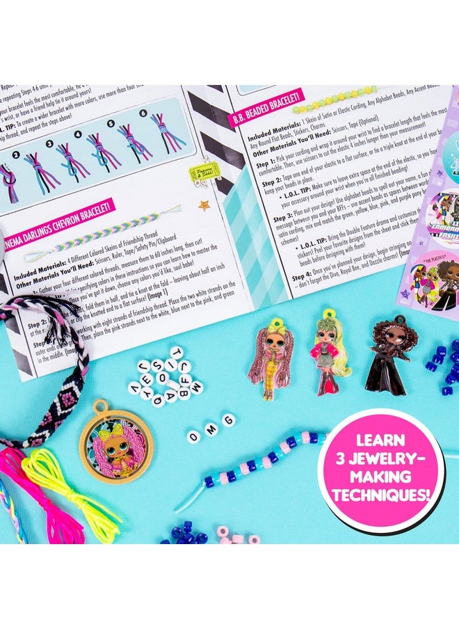 L.O.L. SURPRISE! - O.M.G. Double Feature Ultimate Jewelry Studio Over 2500 Beads Create 50+ Pieces Of Jewelry Doll Charms Alphabet Beads & Stickers Bead Kit For Kids Ages 6 7 8 9 - Image 1