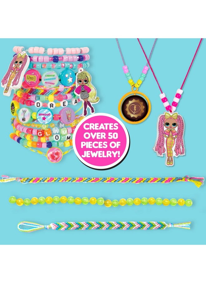 L.O.L. SURPRISE! - O.M.G. Double Feature Ultimate Jewelry Studio Over 2500 Beads Create 50+ Pieces Of Jewelry Doll Charms Alphabet Beads & Stickers Bead Kit For Kids Ages 6 7 8 9 - Image 1