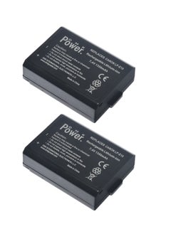 LP-E10 1350mAh 2Pack Batteries Compatible With Canon EOS Rebel T3 T5 T6 T7 K' X70 T100 EOS 1100D EOS 1200D EOS 1300D EOS 1500D EOS 2000D EOS 3000D EOS 4000D Digital Cameras
