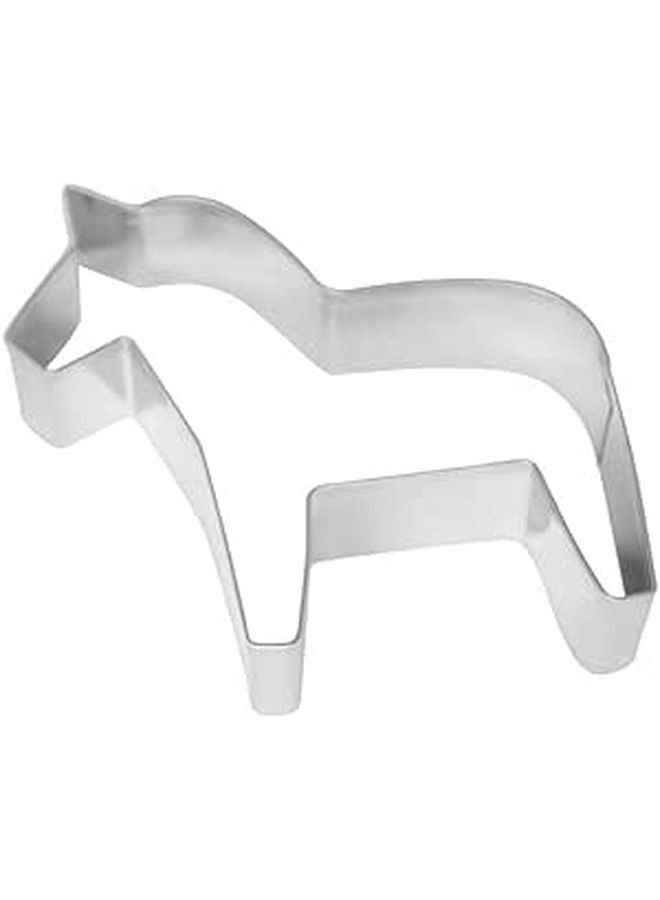 4Pcs Stainless Steel Horse Cookie Cutter Set For Baking And Fruit Cutting - Image 1