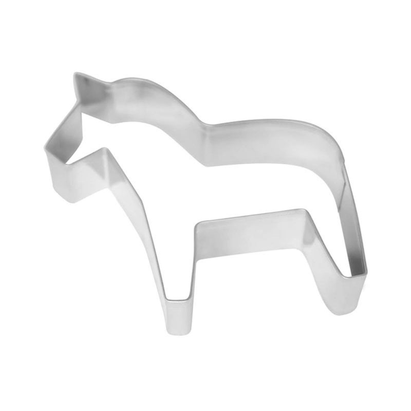 4Pcs Stainless Steel Horse Cookie Cutter Set For Baking And Fruit Cutting - Image 2