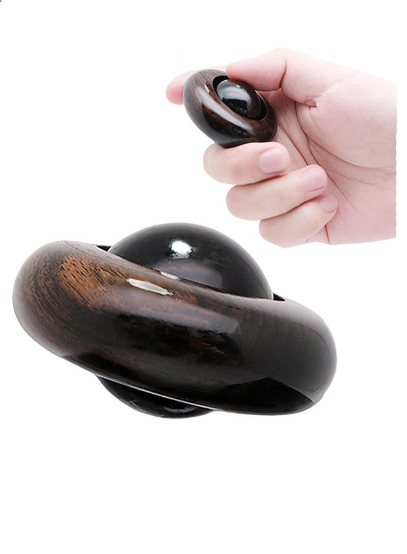 1 Pack Fidget Toys for Adults, Wooden Stress Relief Toy, Portable Figette Toys Adults Fidgets for Anxiety and Stress Balls, Quiet Fidget Cube Desk Toys for Office  - Image 1