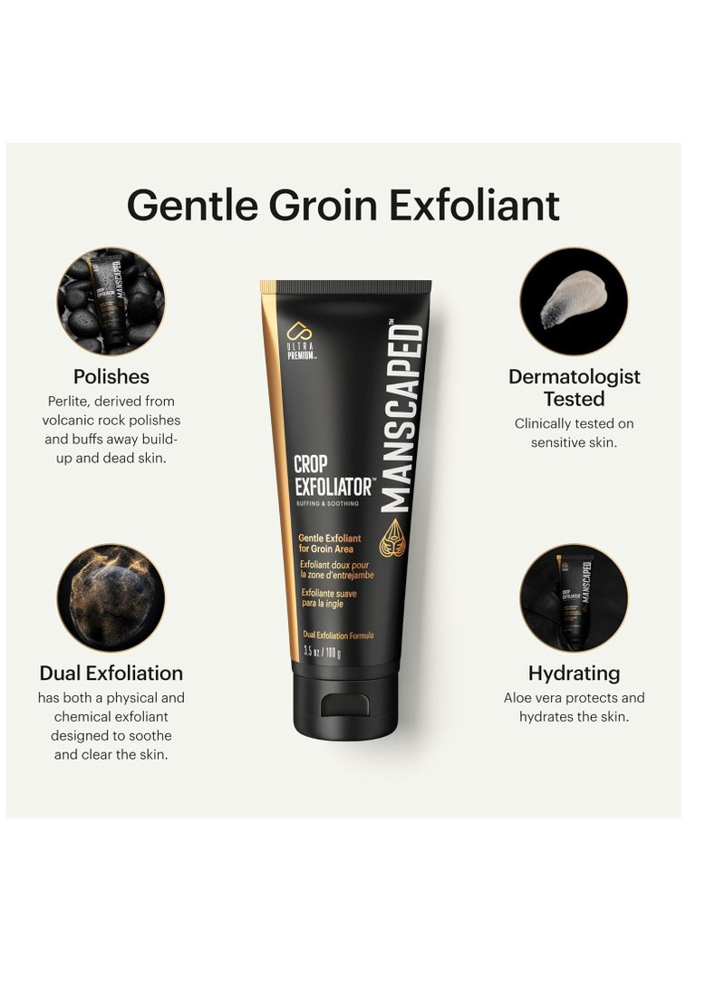 manscaped MANSCAPED® Crop Exfoliator® Gentle Groin Exfoliant Scrub to Soothe and Clear the Skin, Vegan, Cruelty-Free (3.5 oz) - Image 2