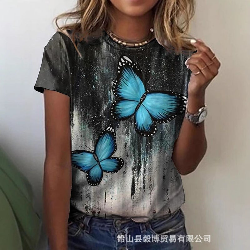 Summer T-Shirt New Fashion Cute Fox 3D Animal Print Men'S Casual Sports Short Sleeve Shirt - Image 4
