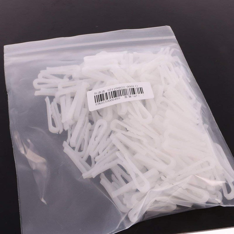 PMW Pmw 200 Pieces Plastic Clip with Teeth for Dress Shirt Garment Packaging  - Image 2