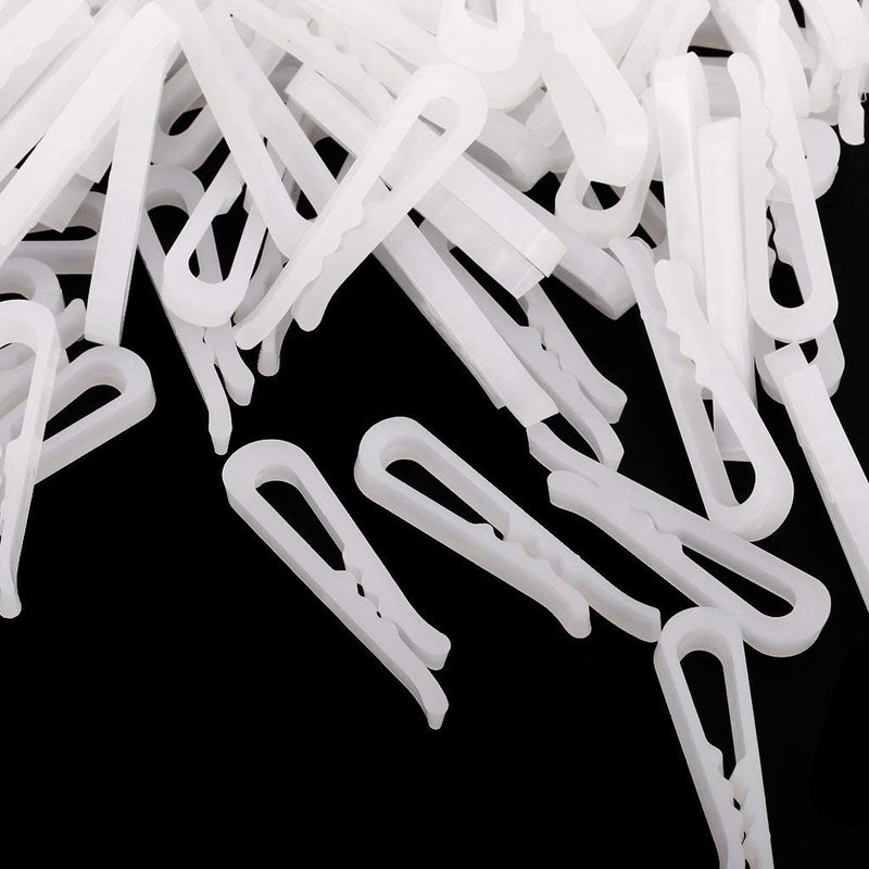 PMW Pmw 200 Pieces Plastic Clip with Teeth for Dress Shirt Garment Packaging  - Image 3
