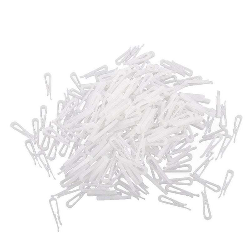 PMW Pmw 200 Pieces Plastic Clip with Teeth for Dress Shirt Garment Packaging  - Image 1