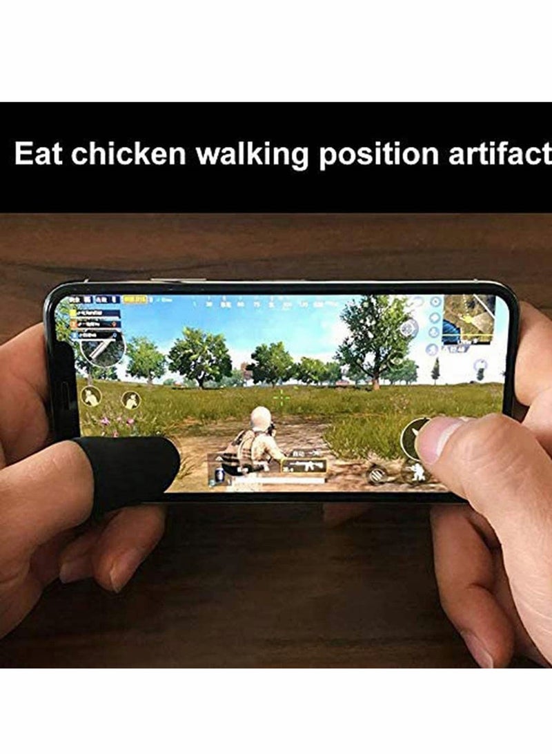 KASTWAVE Mobile Phone Gaming Finger Sleeves 10Pcs, High-density Knitted Touchscreen Cot - Image 4