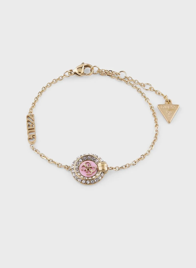 GUESS Round Detailed Chain Bracelet