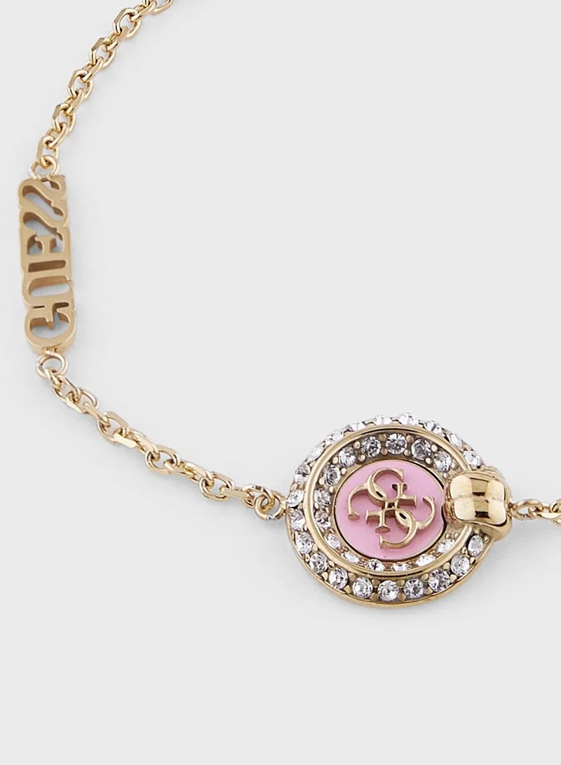 GUESS Round Detailed Chain Bracelet