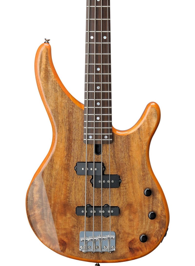 Yamaha TRBX 174 4-String Electric Bass Guitar, Natural Finish - Image 2