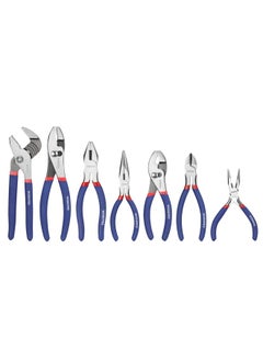 WORKPRO 7-Piece  Pliers Set With Groove Joint Long Nose Slip Joint Linesman And Diagonal Pliers For Diy And Home Use  - Image 1