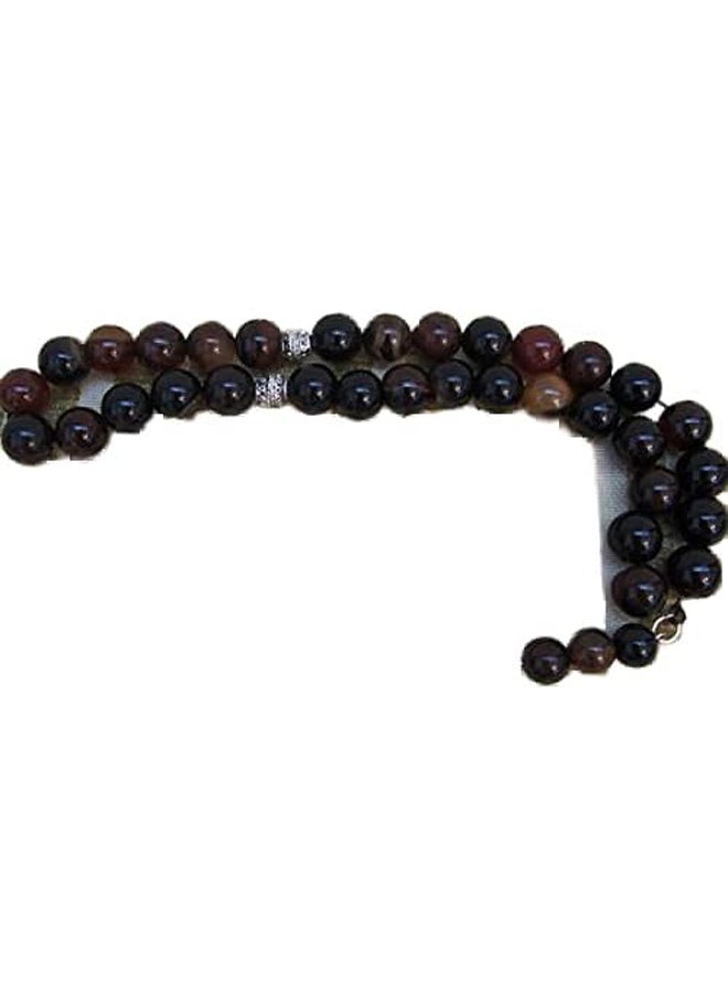 Generic - Garnet Rosary With Different Colors Round Bean - Image 1