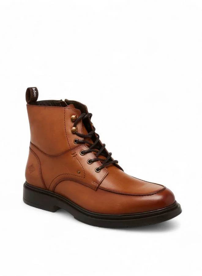 Men Lace-Up Ankle Length Boots