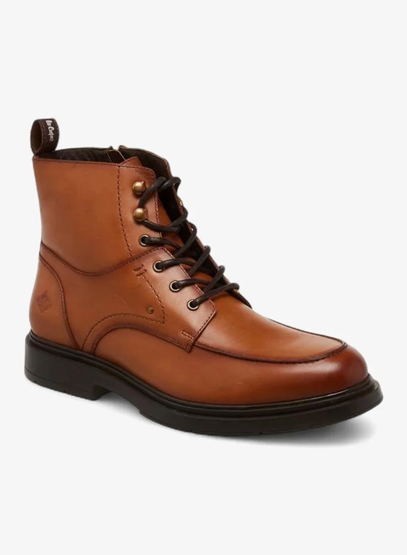 Men Lace-Up Ankle Length Boots