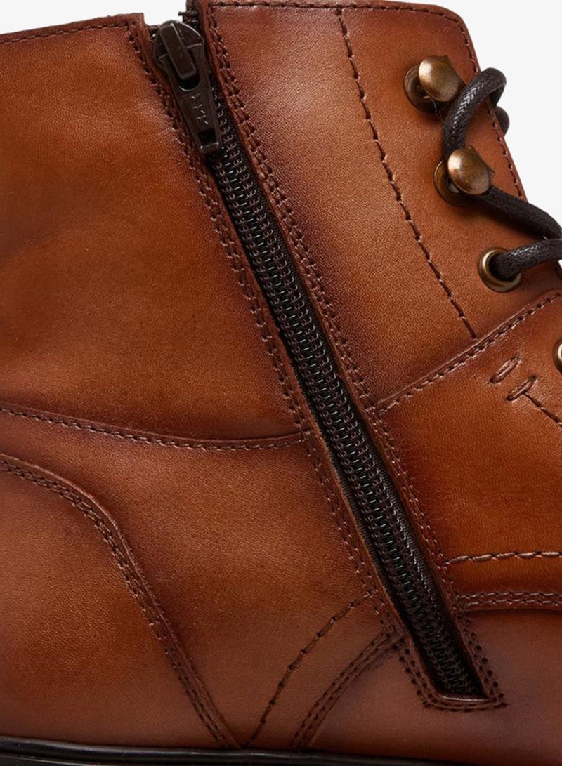 Lee Cooper Men Lace-Up Ankle Length Boots - Image 5
