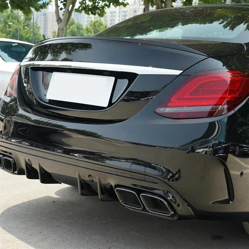Vuzmode Carbon Look Rear Spoiler for Mercedes-Benz C-Class - Image 3