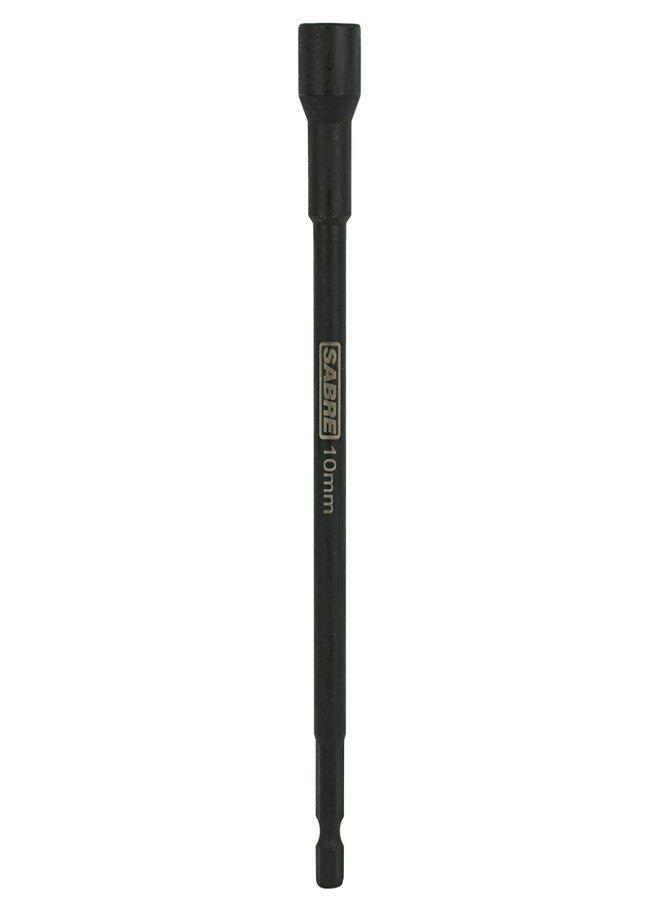 Sabre Tools 10mm Impact Magnetic Nut Driver - 6 Inch Length, 1/4 Inch Hex Shank, Magnetic Socket Tip (10mm Metric) - Image 1