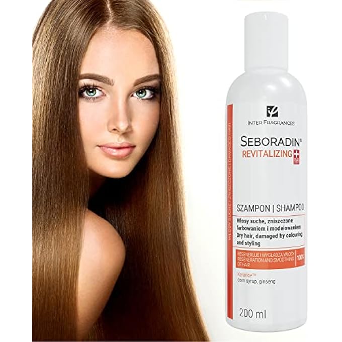 Seboradin REVITALIZING SHAMPOO, MAN AND WOMAN, NATURAL EXTRACTS, FOR DAMAGED HAIR WITH GINSENG, 200 ML - Image 1