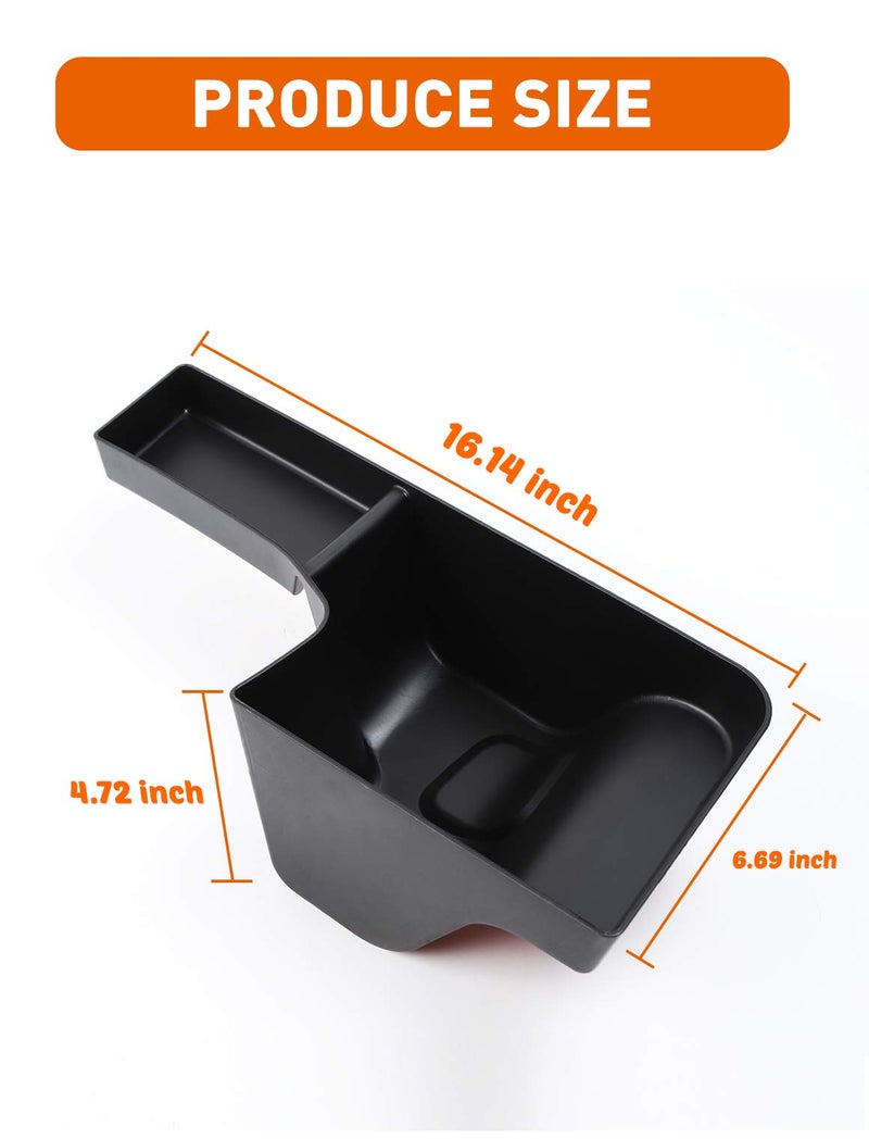 Savadicar RBR Wheel Well Storage Bin Rear Trunk Organizer for 2018-2023 Jeep Wrangler JL JLU 4-Door, Interior Accessories, Right Side, Black - Image 5