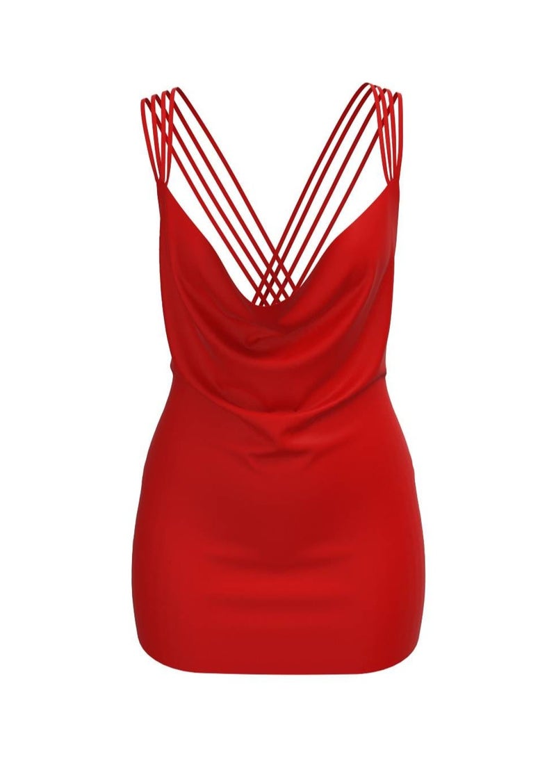 Hanady Women's lingerie, one size, up to 80 kg, red - Image 1