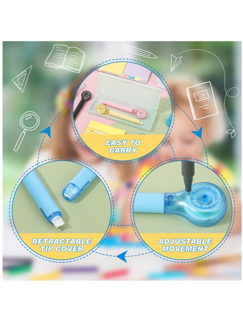 Generic 10 PCS White Correction Tape with Marker Pens - White Correction Tape for School and Office Stationery Supplies  - Image 3