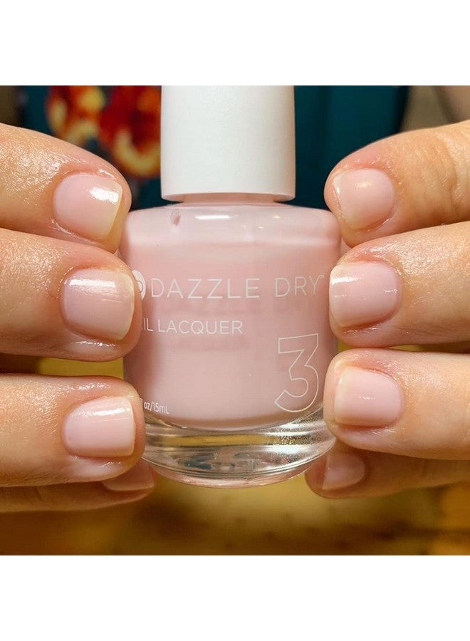 Dazzle Dry Mini Kit 4 Step System Prima Ballerina A Sheer And Milky Delicate Pink That Makes A Beautiful French Base. (5 Piece Kit) - Image 3