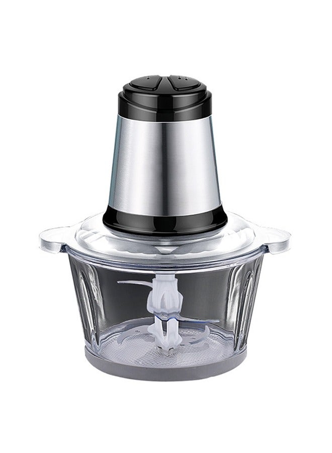 CHIGO Food Chopper with Mincer Grinder Function, Glass Bowl and Quad Blade 1.8 L 300 W Washable (Excluding the Machine Head) - Image 2