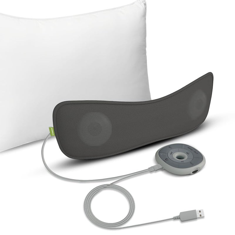 Avantree Slumber - Pillow Speaker for Sleeping, Private Audio with Built-in White Noise, Bluetooth & AUX Support, Volume Control, Sleep Timer, Charge Free for Home Use, Sleep Aids Headphones - Image 1