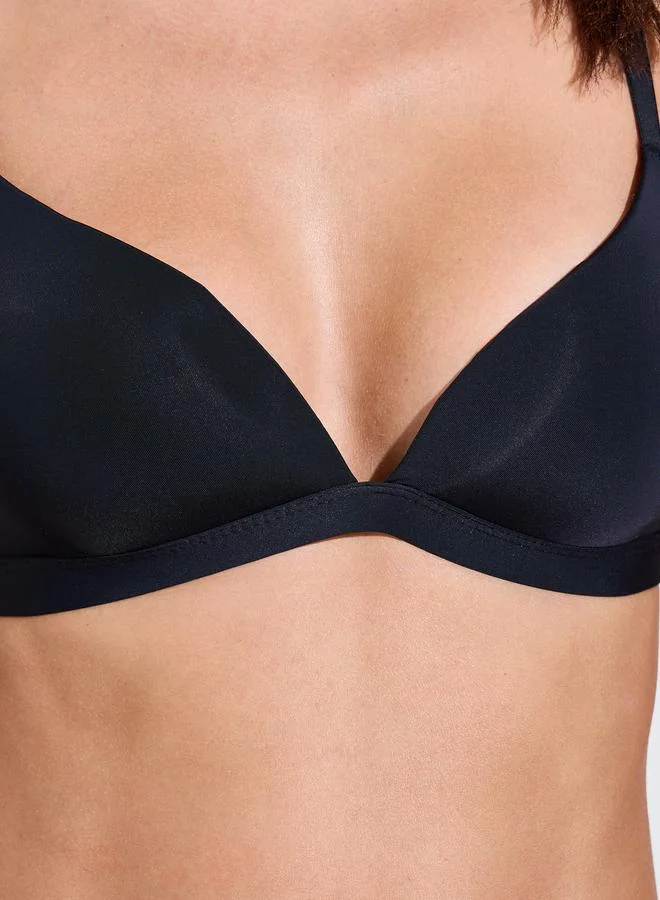 Styli Multi Pack of 2 - Padded Non Wired Plunge Bra for Women | Best Price UAE