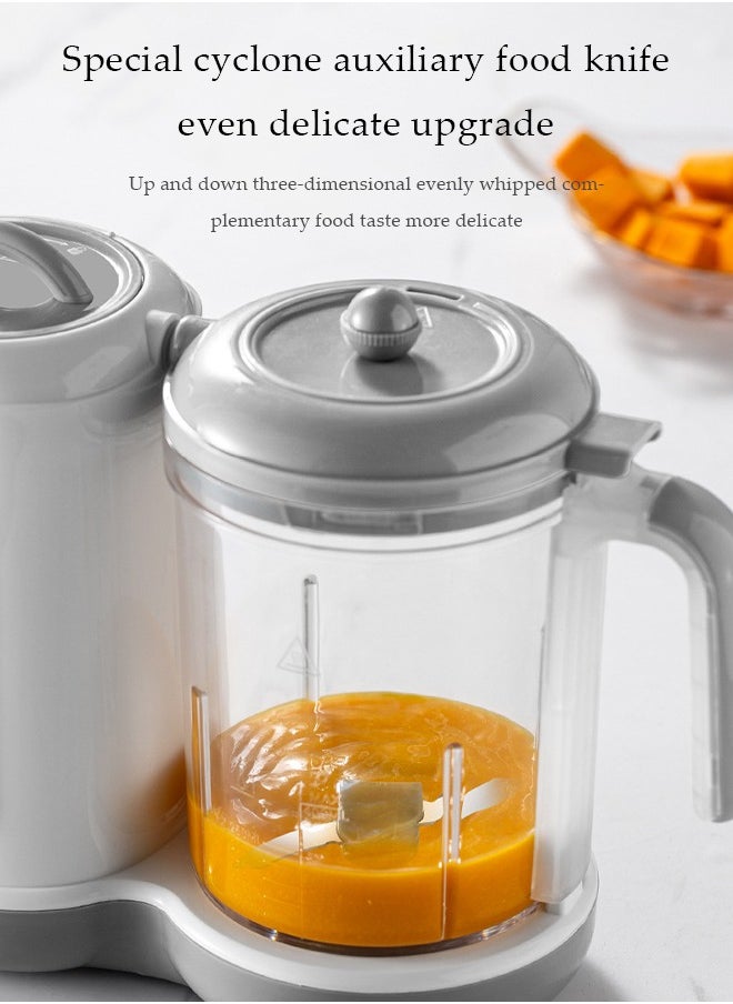 Baby Food Maker, Multifunction Processor, timed,Smart ControlSteam Pot, fully Auto Cooking & Grinding, Baby Food Warmer Mills Machine with Self Cleans Touch Screen Control LCDwith Self Cleans Touch Screen Control LCD Display