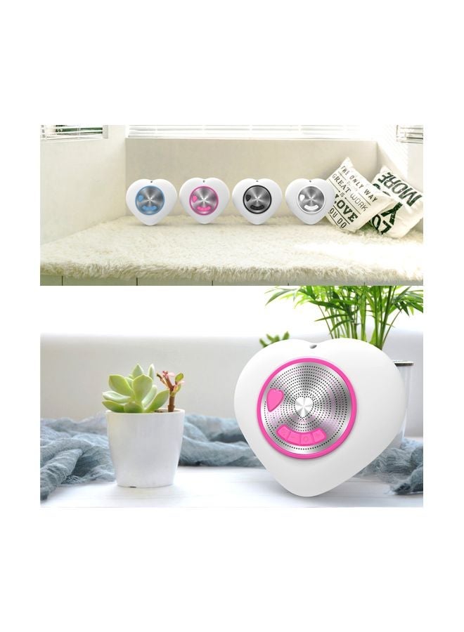 NIBEMINENT Bluetooth Waterproof Speaker White/Pink - Image 3