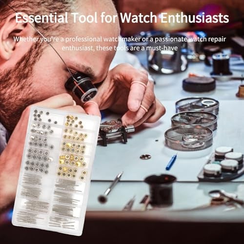 DAUERHAFT 1 Box Watch Stem Extender, High Hardness Watch Repairing Replacement Tool Kit, Watch Crowns, Watch Crowns Parts, for Watch Repairing Replacement - Image 4