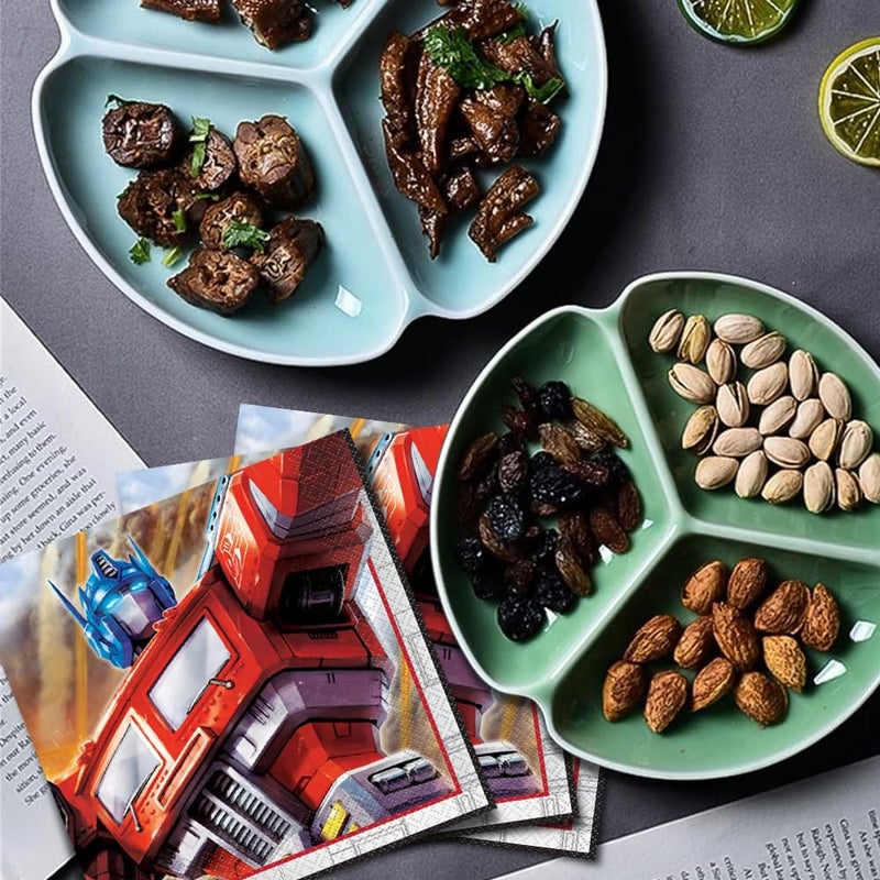 Unique Transformers Luncheon Paper Napkins - 6.5" x 6.5", 16 Pcs - Image 4