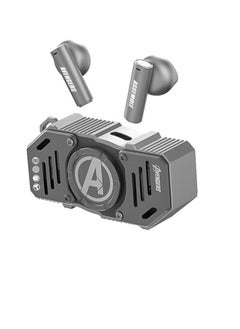 Avengers KMV-02 Wireless Bluetooth Earbuds Gaming Headphones Long Battery Life Headset Low Latency HIFI Stereo Sound with Music Noise Cancellation Calls Black