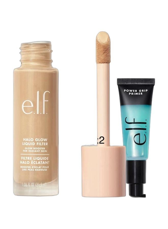 إلف فلتر سائل هالو جلو 2 فاير /لايت 31.5 مل أصلي و  التمهيدي الشفاف "باور غريب" - ٢٤ مل - Image 1