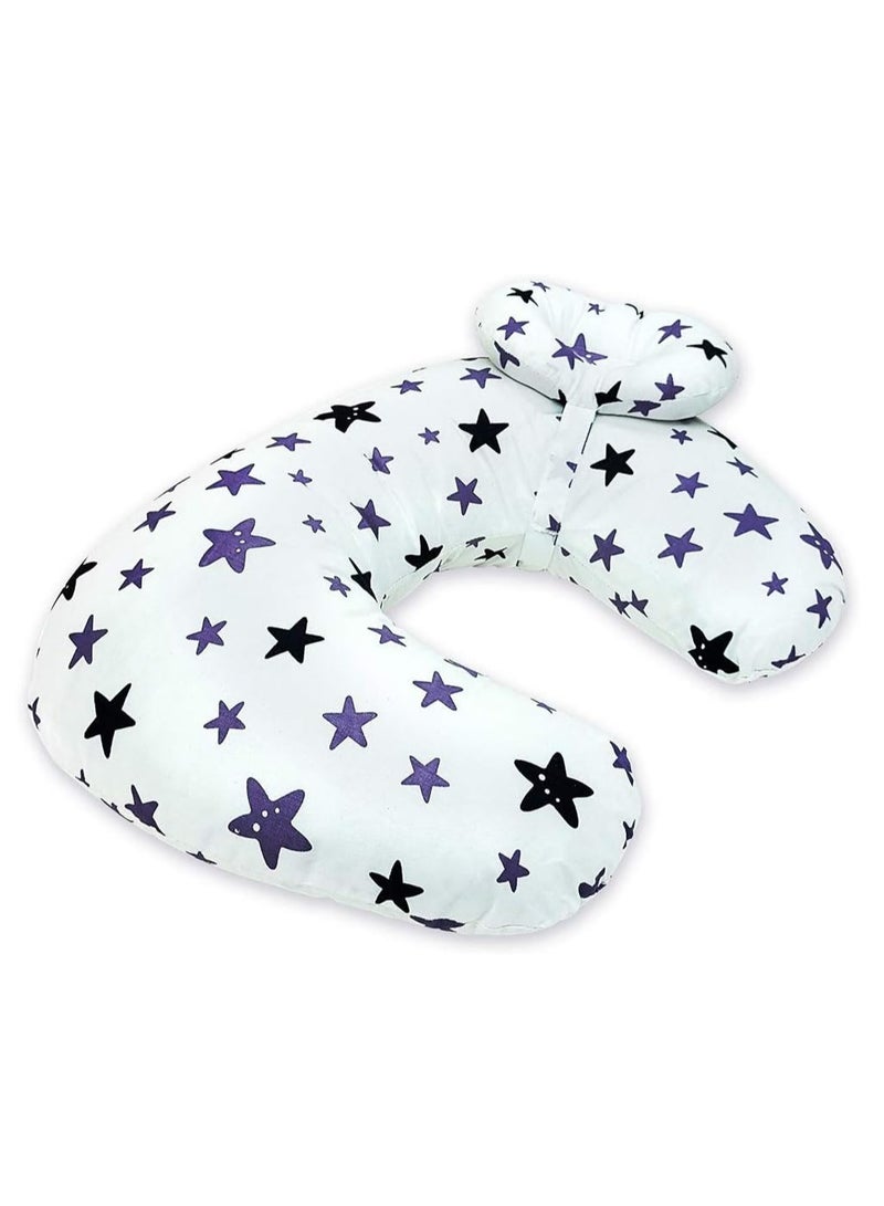 Breastfeeding pillow for newborns, natural position, machine washable, supports the baby and is comfortable for the mother’s position and a sleeping pillow (multiple shapes and colors)  - Image 5