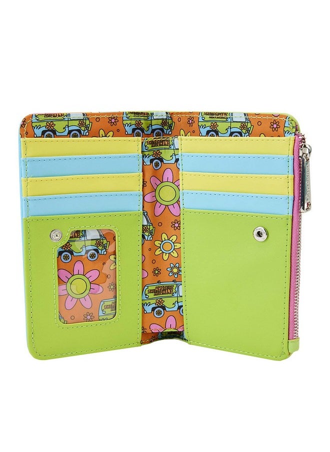 Loungefly - Scoobydoo Psychedelic Monster Chase Glow Gitd Flap Wallet - Image 1