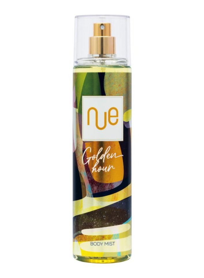 Nue Nue Body Mist Golden Hour Refreshing Perfumed Fragrance Spray for Men and Women 250ml - Image 1