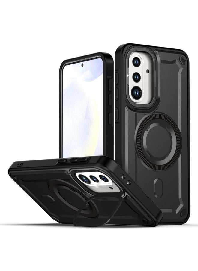 erorex Case For Samsung Galaxy A56 5G MagSafe PC Phone Case with Lens Holder - Image 1