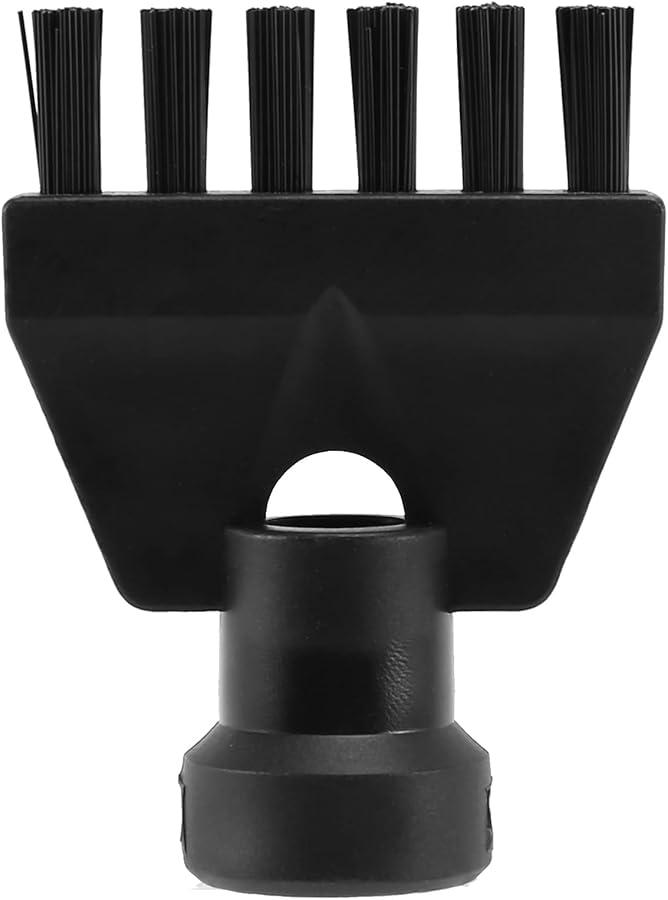 Steam Cleaner Flat Brush Attachment Adapter Nozzle For SC1 SC2 SC3 SC4 Black - Image 1
